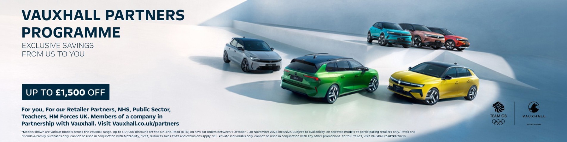 Vauxhall Partner Q4 banner